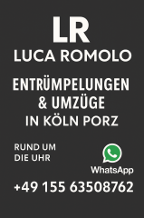 Romolo Transporte Logo â Umzug und EntrÃ¼mpelung KÃ¶ln